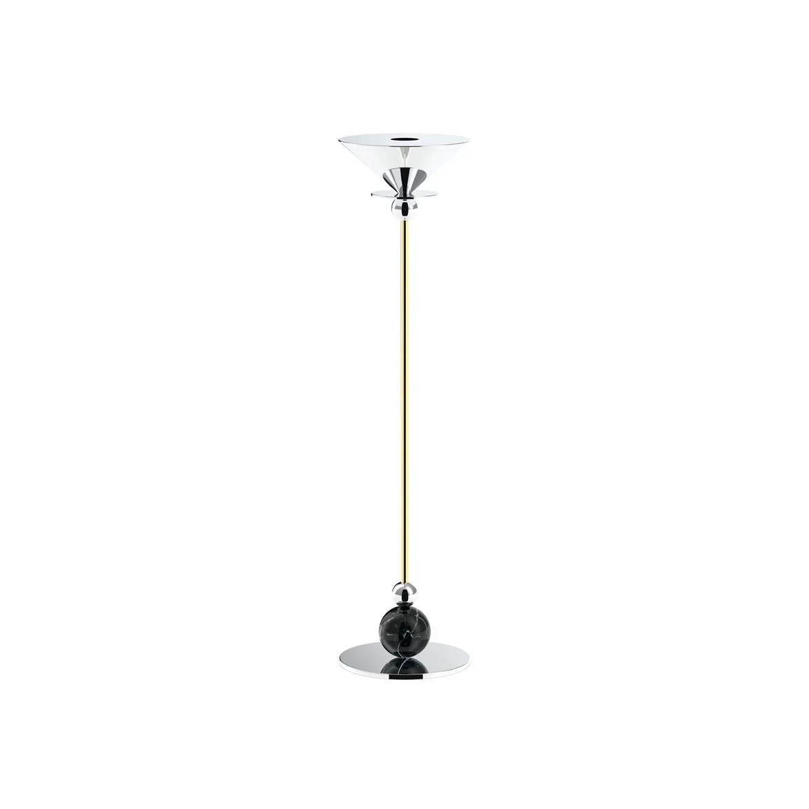 Palette Tindra Cocktail Ljusstake Polerad mässing och silver 40 cm