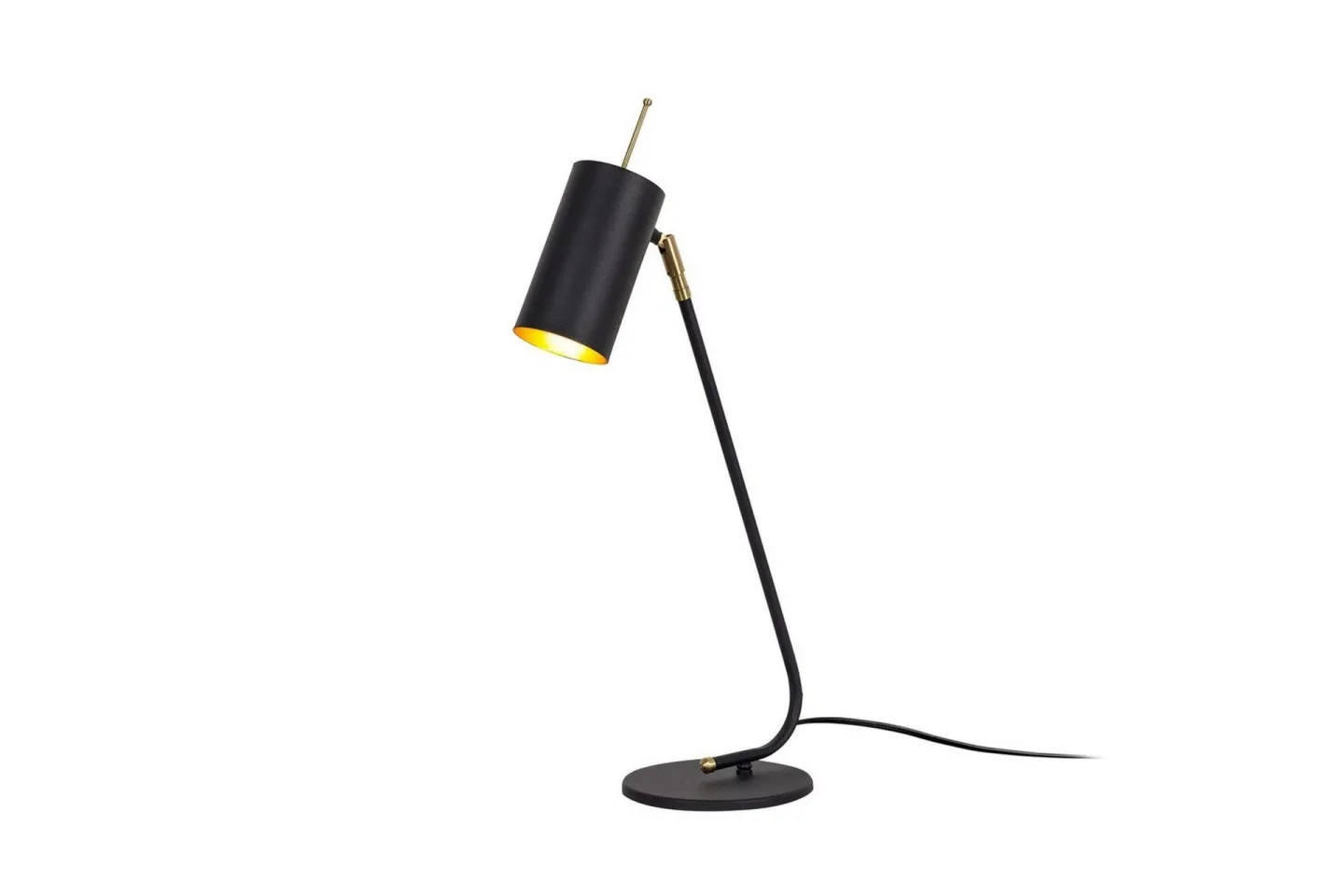 Bordslampa Sugana Glim Svart / Rany - Guld/Svart