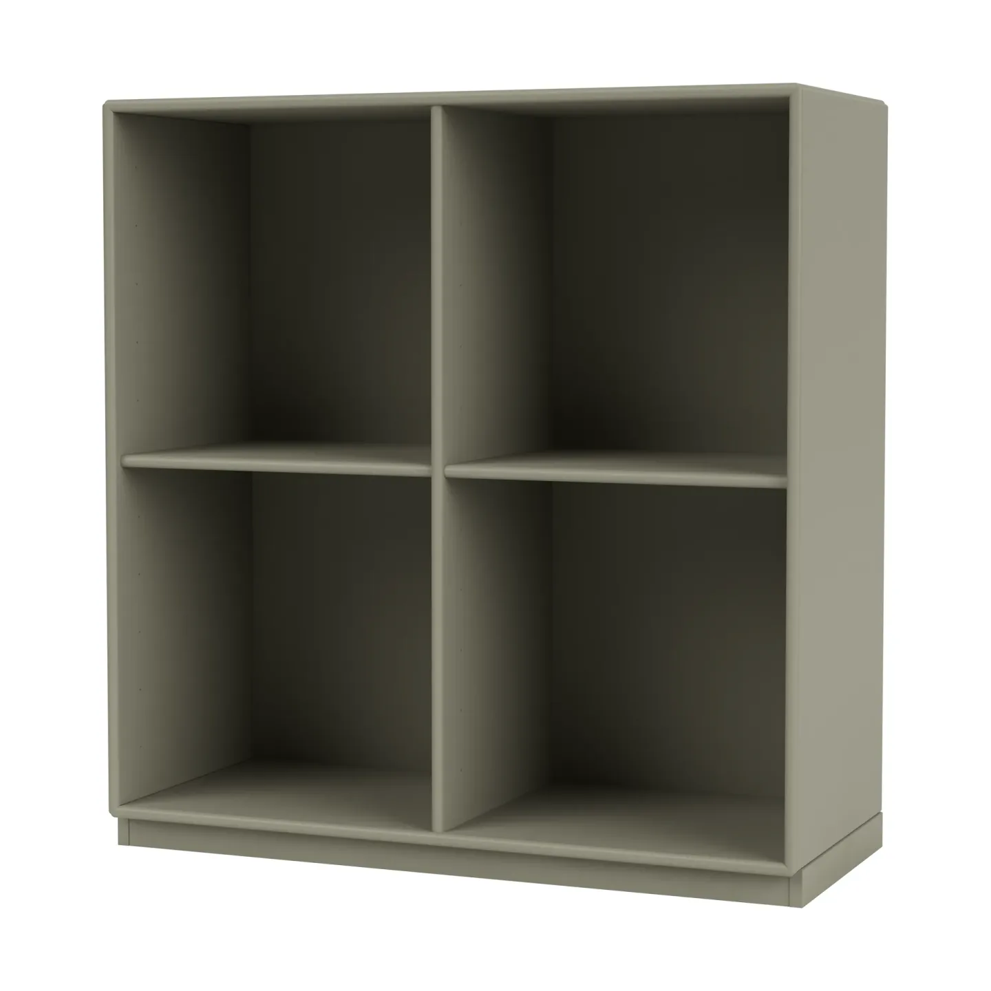 Montana SHOW hylla 69,6x69,6 cm, sockel 3 cm 144-Fennel