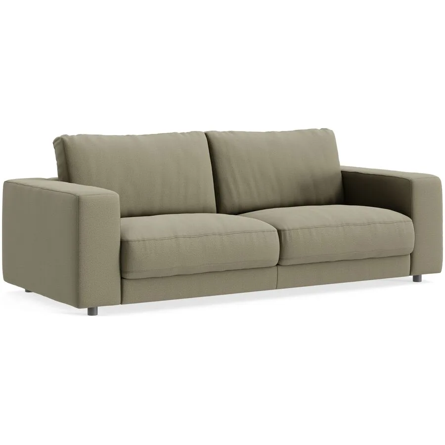 Sofa Ava Bezug: 100% Polyester green B 230 T 107 cm - Möbel Konfigurator: Traummöbel individuell zusammenstellen