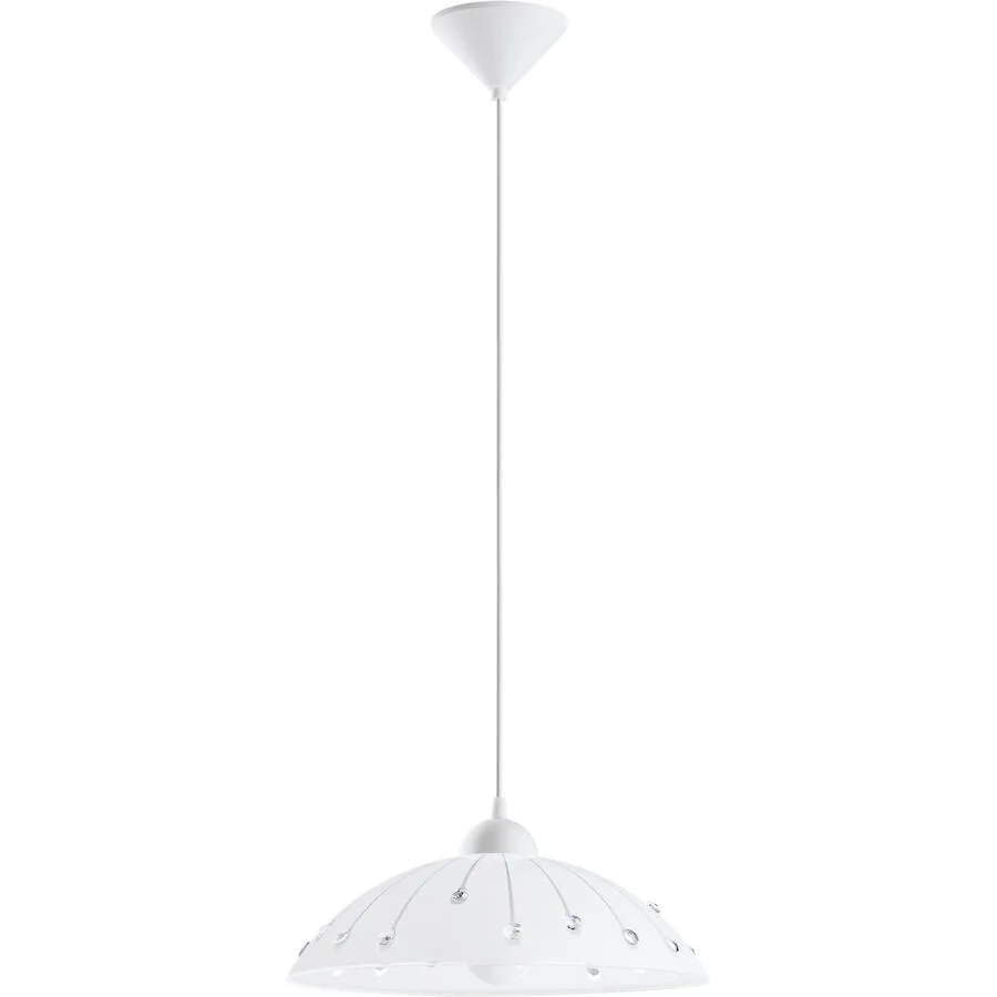 Eglo Pendellampe Vetro Weiss Kunststoff 110 cm