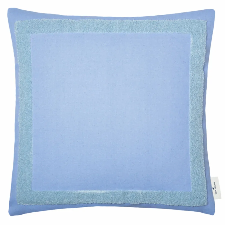 Tom Tailor Zierkissenbezug Case hellblau Polyester/Baumwolle B 45 T 45 cm
