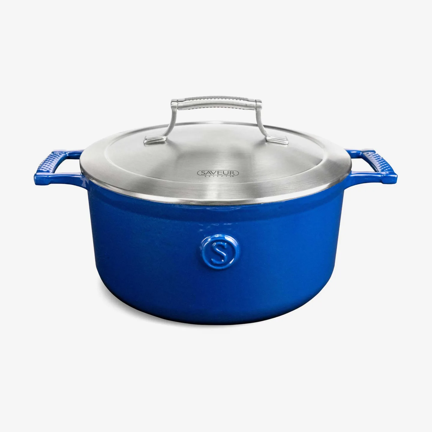 Saveur Selects Voyage Støpejern Gryte - Ø25cm - Klassisk Blå