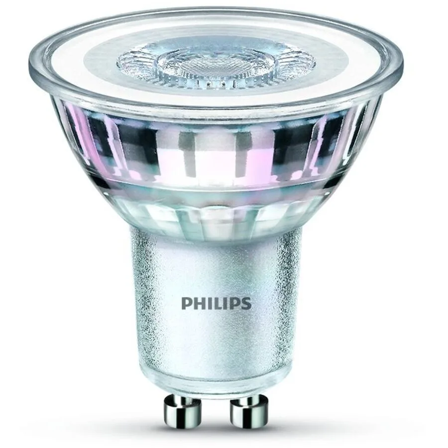 Leuchtmittel Philips Glas GU10 4.6 W - Farbe: silber - LED - Lichtfarbe: Extra warmweiss - LED Leuchtmittel