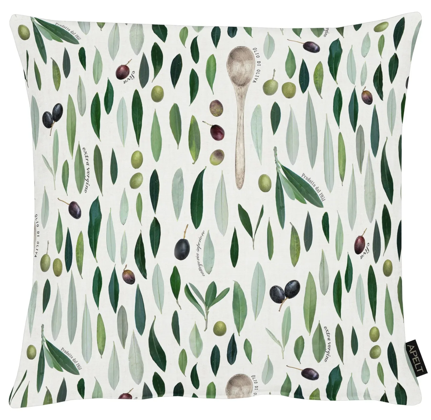 Apelt Kissenhülle Oliven Grün 50x50 cm Grün | Schubiger Möbel