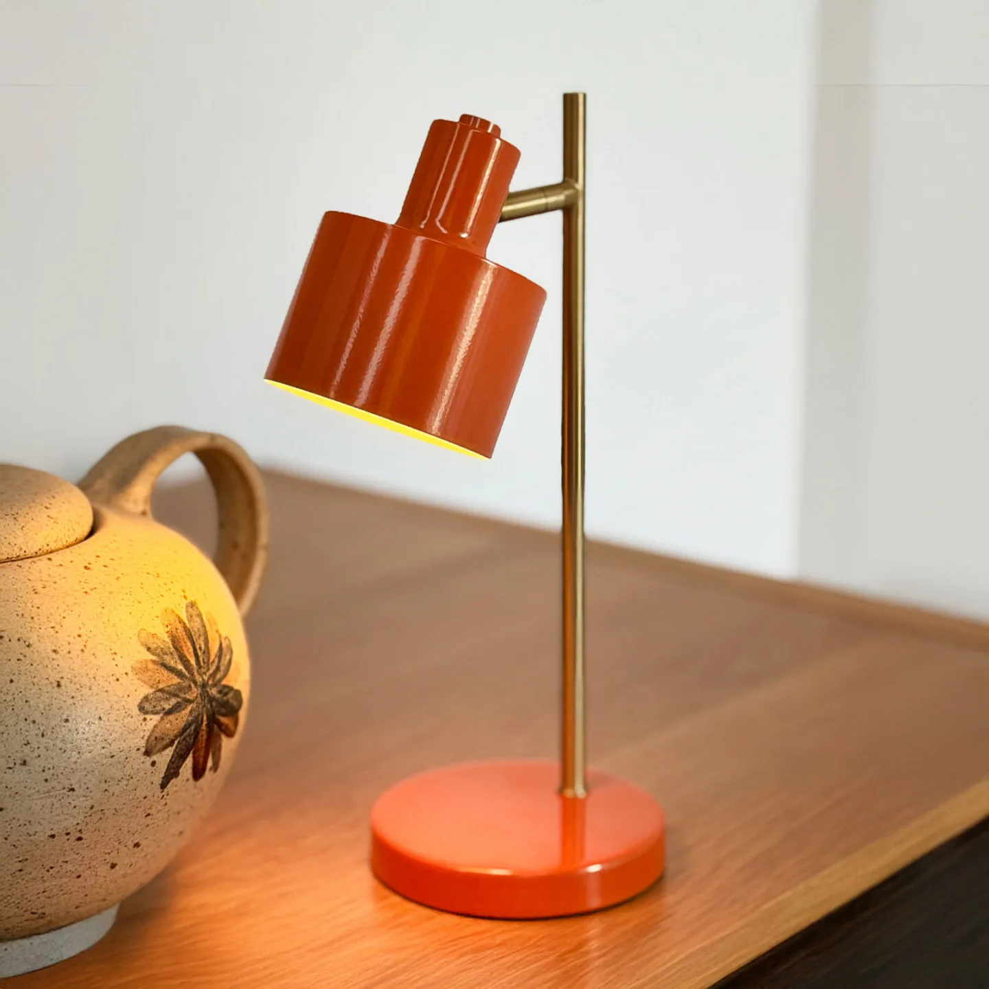 Dyberg Larsen - Ocean Mini 28cm - Portabel lampa - Orange