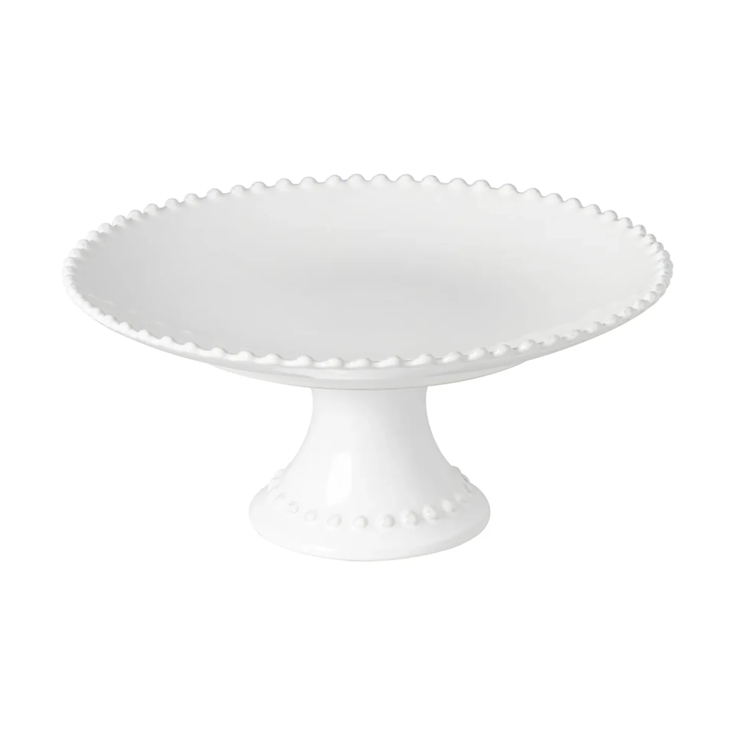 Costa Nova Pearl Tortenplatte Weiß, Ø28,4 cm