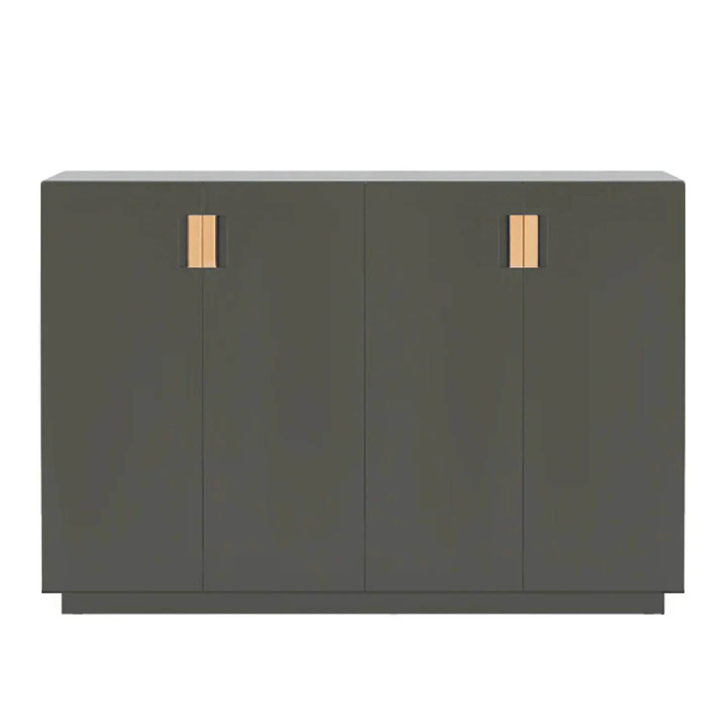 Asplund - Frame 160 Medium Covered Doors - Green Khaki / Natural Leather - Skåp och vitrinskåp - Anya Sebton & Eva Lilja Löwenhielm 2011 - Grön - Läder