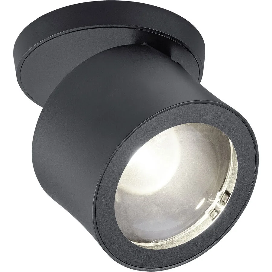Designer-Spot Bankamp Impulse schwarz D 12 cm - Material: Aluminium/Stahl - LED - Lichtfarbe: Extra warmweiss - LED Energiesparlampen