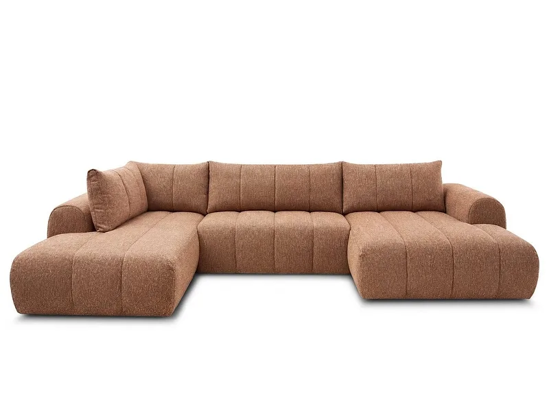 Wohnlandschaft BOBOCHIC NESTY Stoff chiniert orange