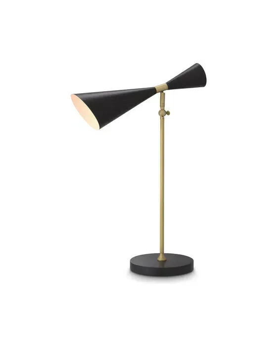 Milos bordlampe antik messing