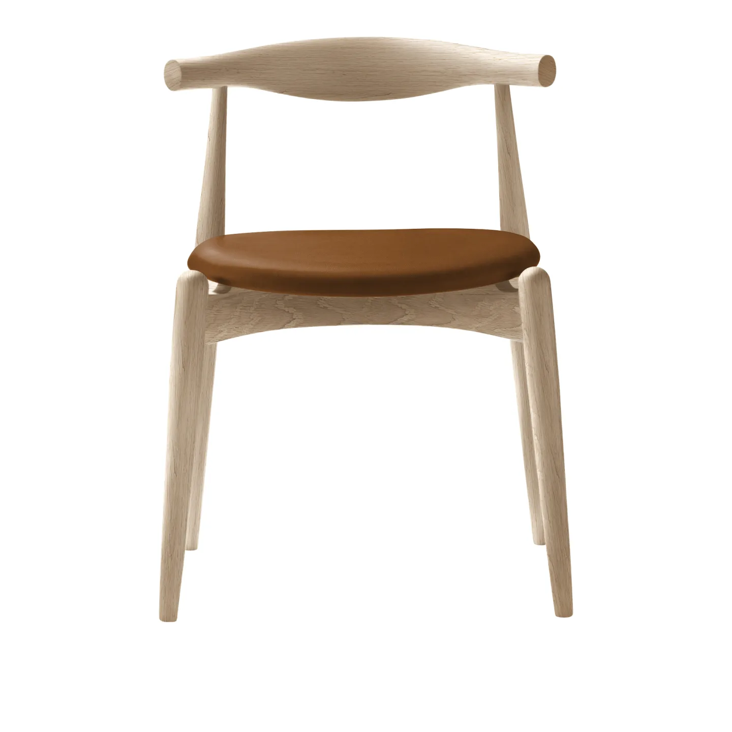 Carl Hansen - CH20, Vitoljad Ek, Lädergrupp B Thor - 307 - Matstolar - Hans J. Wegner - Träfärgad - Trä