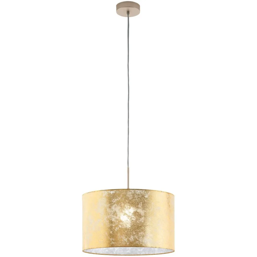 Eglo Pendellampe Viserbella Beige Stahl 38 cm 110 cm - Farbe: Champagner