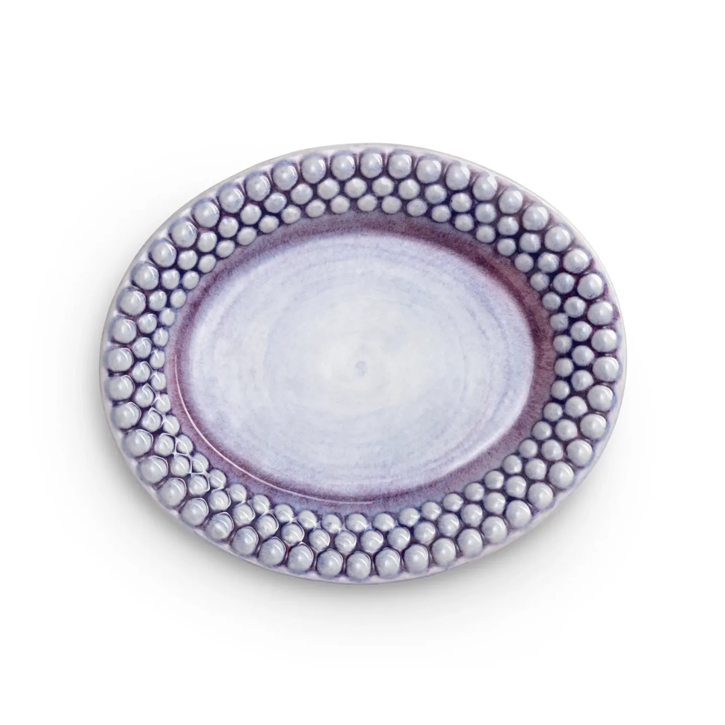 Mateus Bubbles ovaler Teller 20cm Violett