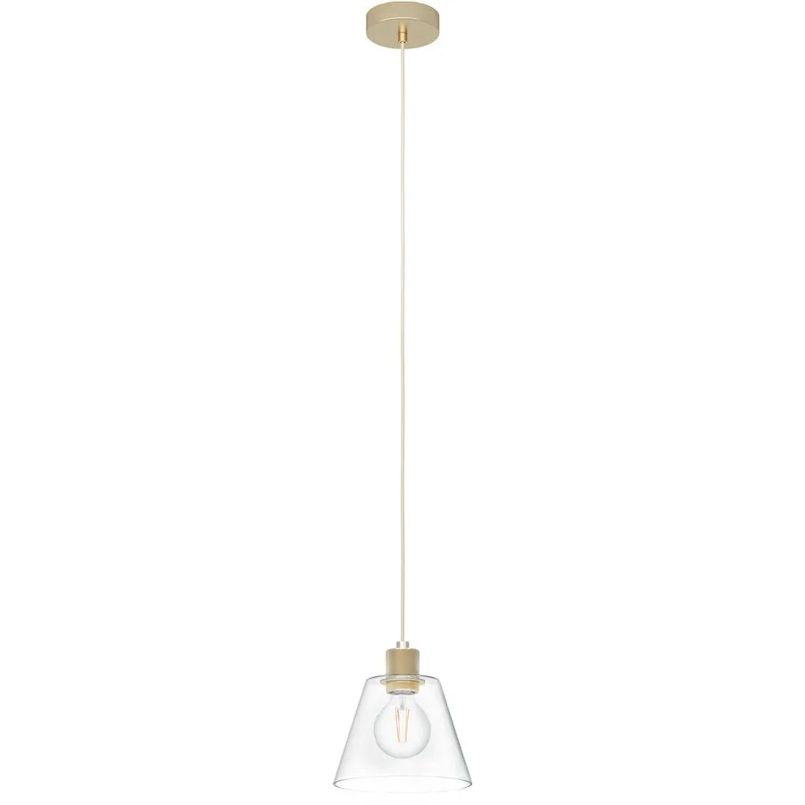 Eglo Pendellampe Copley Gold Aluminium/Stahl 20 cm 110 cm - Farbe: goldfarben