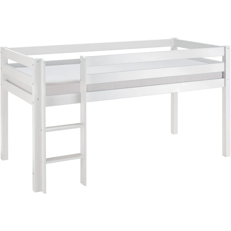 Kinderbett Pino weiss Buche 90 x 200 cm