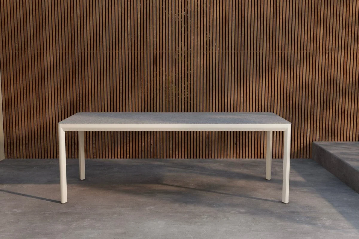 Rektangulärt Matbord Lino 220 cm Utomhus - Beige