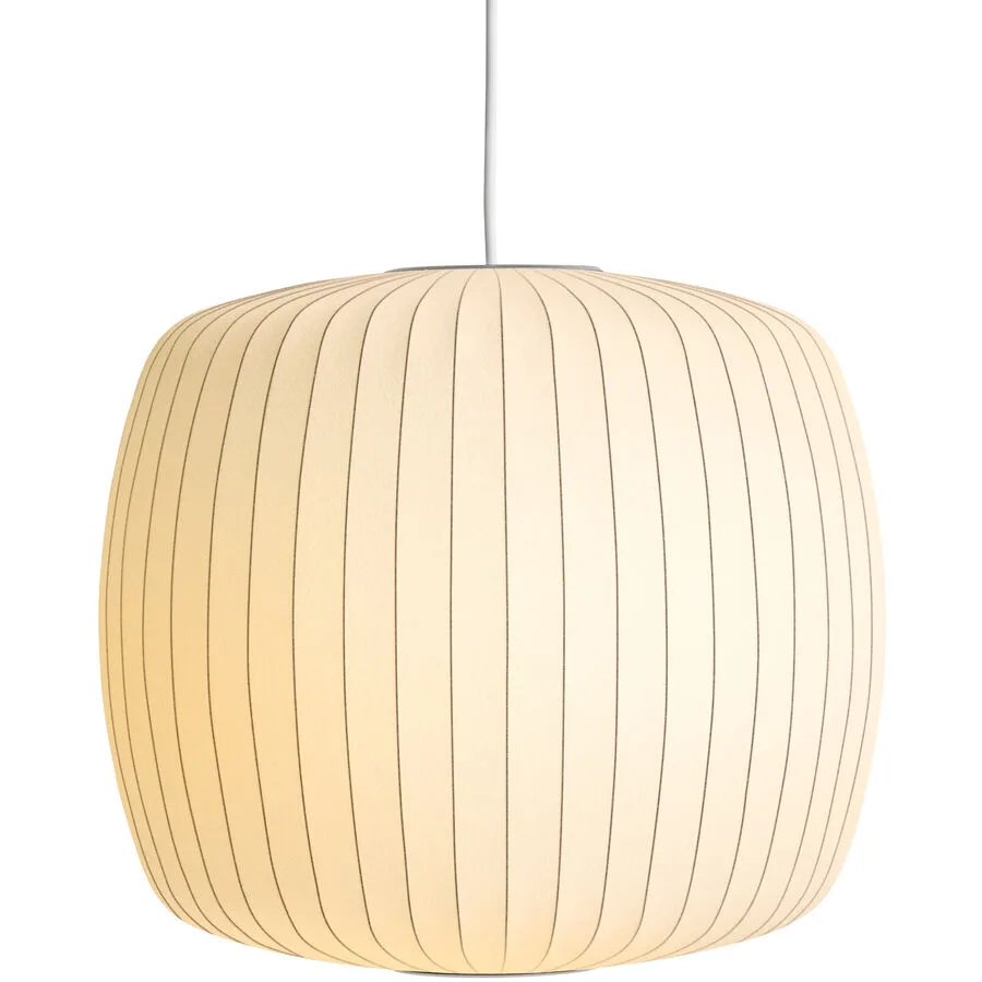 Designer-Pendellampe HAY Nelson Roll E27 D 39 cm - Farbe: weiss - Material: Polymer