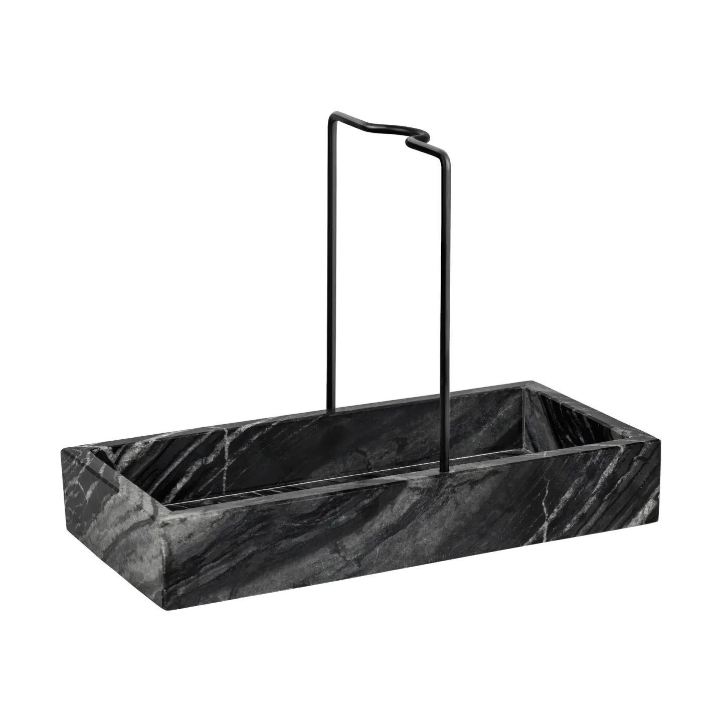 Mette Ditmer Marble Spülbecken organizer 12x23,5 cm Black-Grey