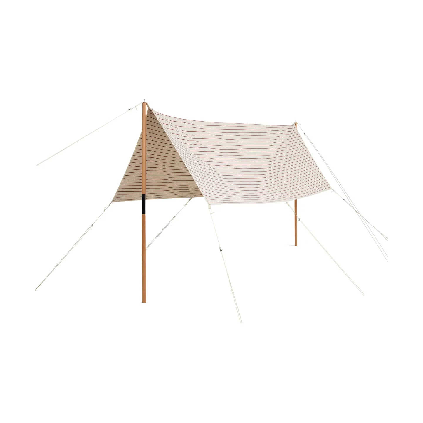 HAY Outdoor Market solskydd Beige-red, 200x240 cm