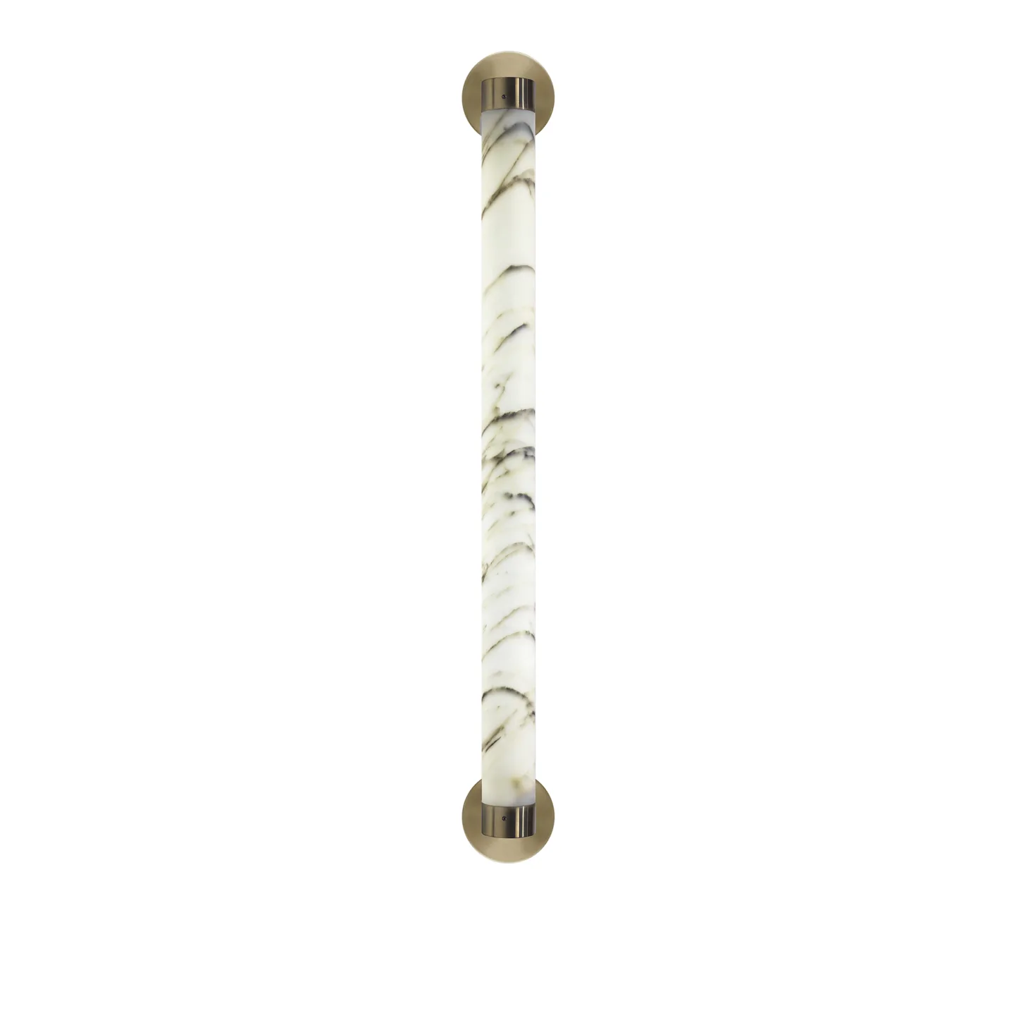 Lee Broom - Tube - Vägglampa, Polerad Krom - Vägglampor - Silver,Vit - Metall/Sten