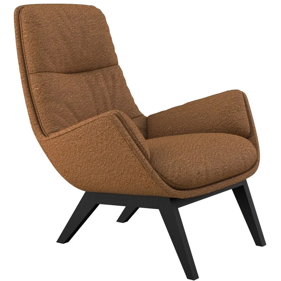 Sessel Halani caramel Stoff B 93 T 84 H 95 cm
