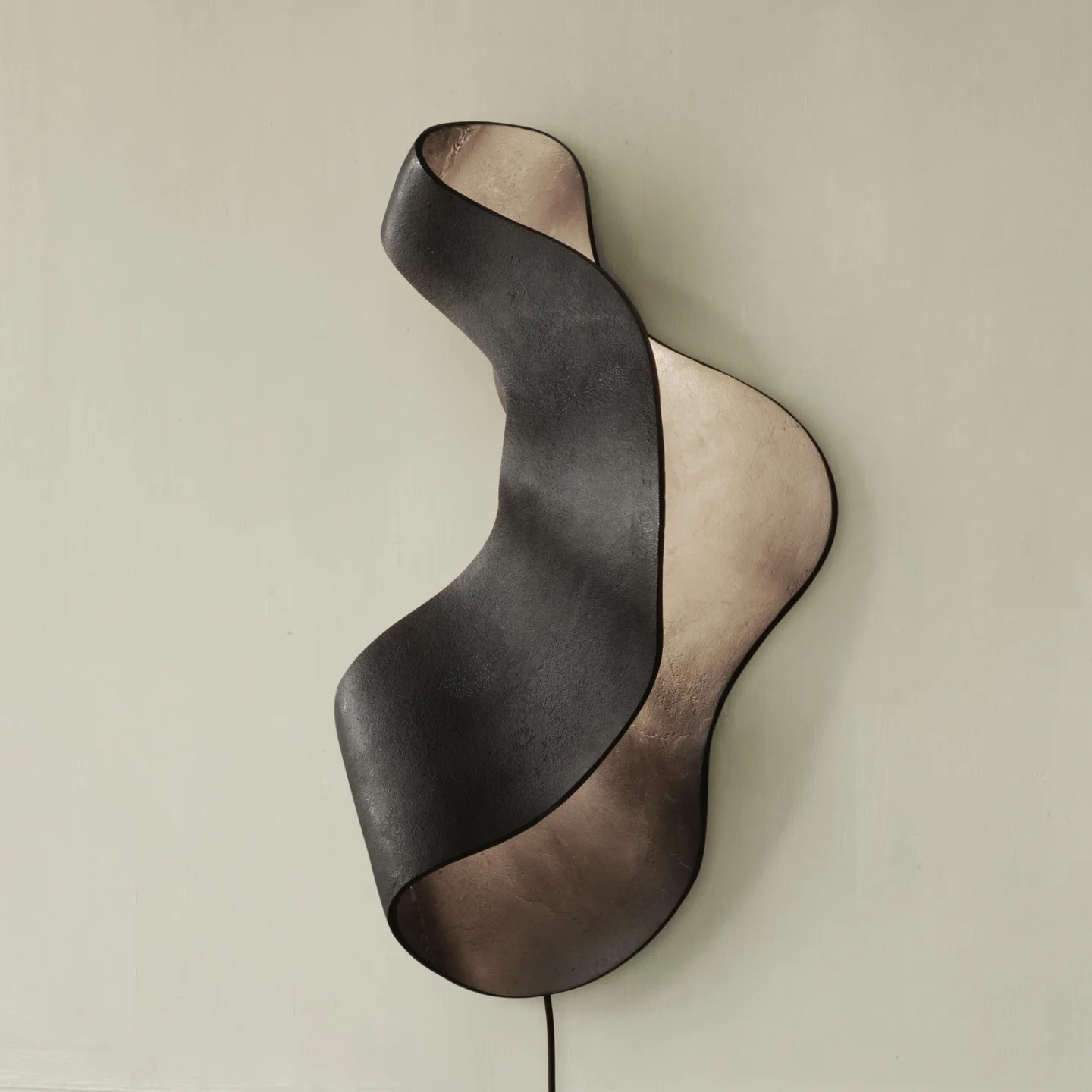 Oyster Vägglampa Black - Ferm Living - Wohnzimmer - Design - Aluminium - Einflammig