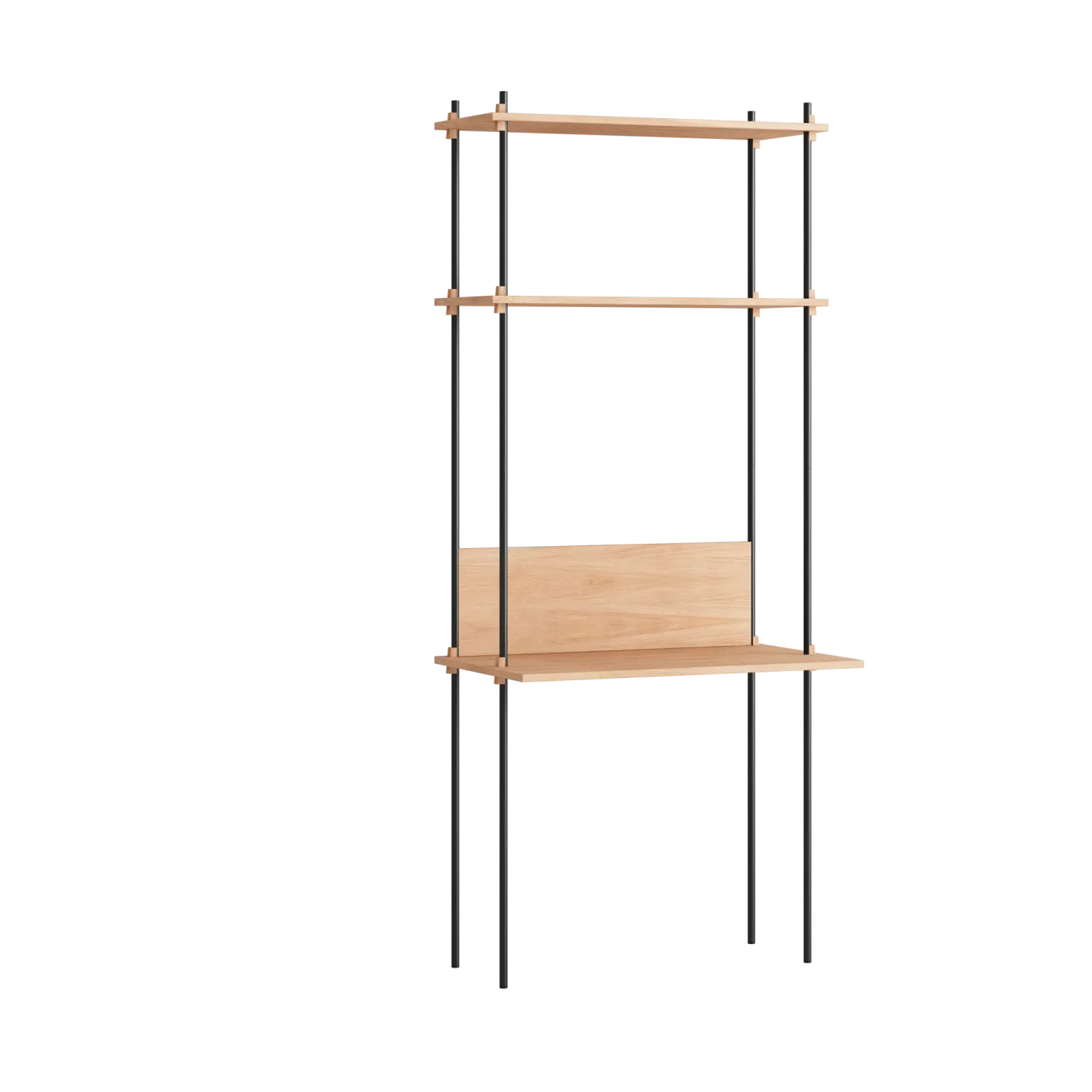 MOEBE Moebe shelving system s.200.1.D Ek-svart
