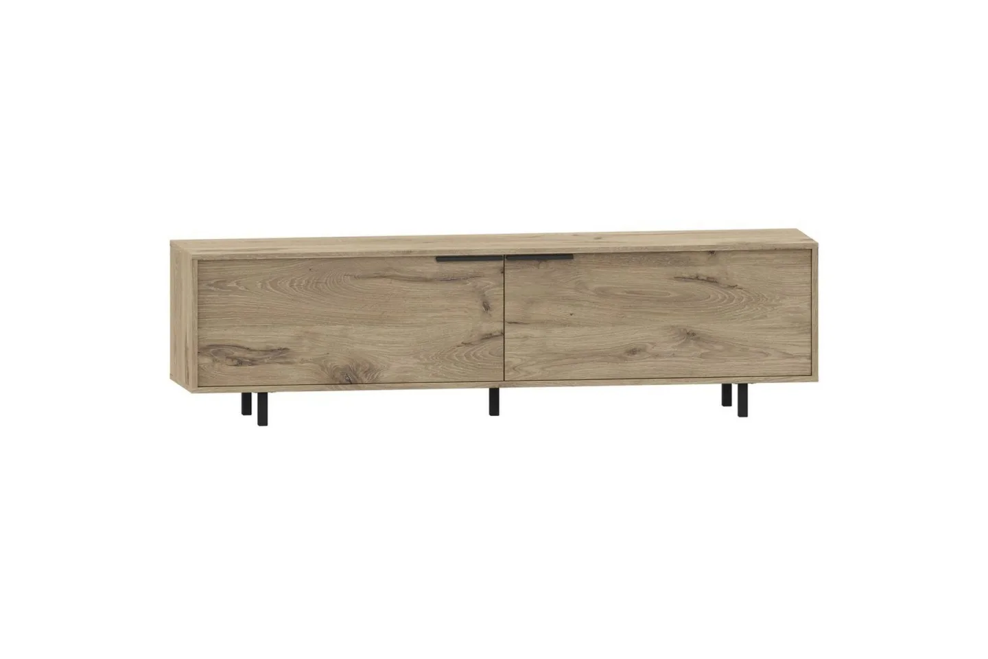 Lowboard Alberto 180x38x50 cm, Ek - 180x38x50 cm, Ek