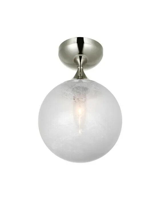 Cristol Single Flush Mount Polished Nickel