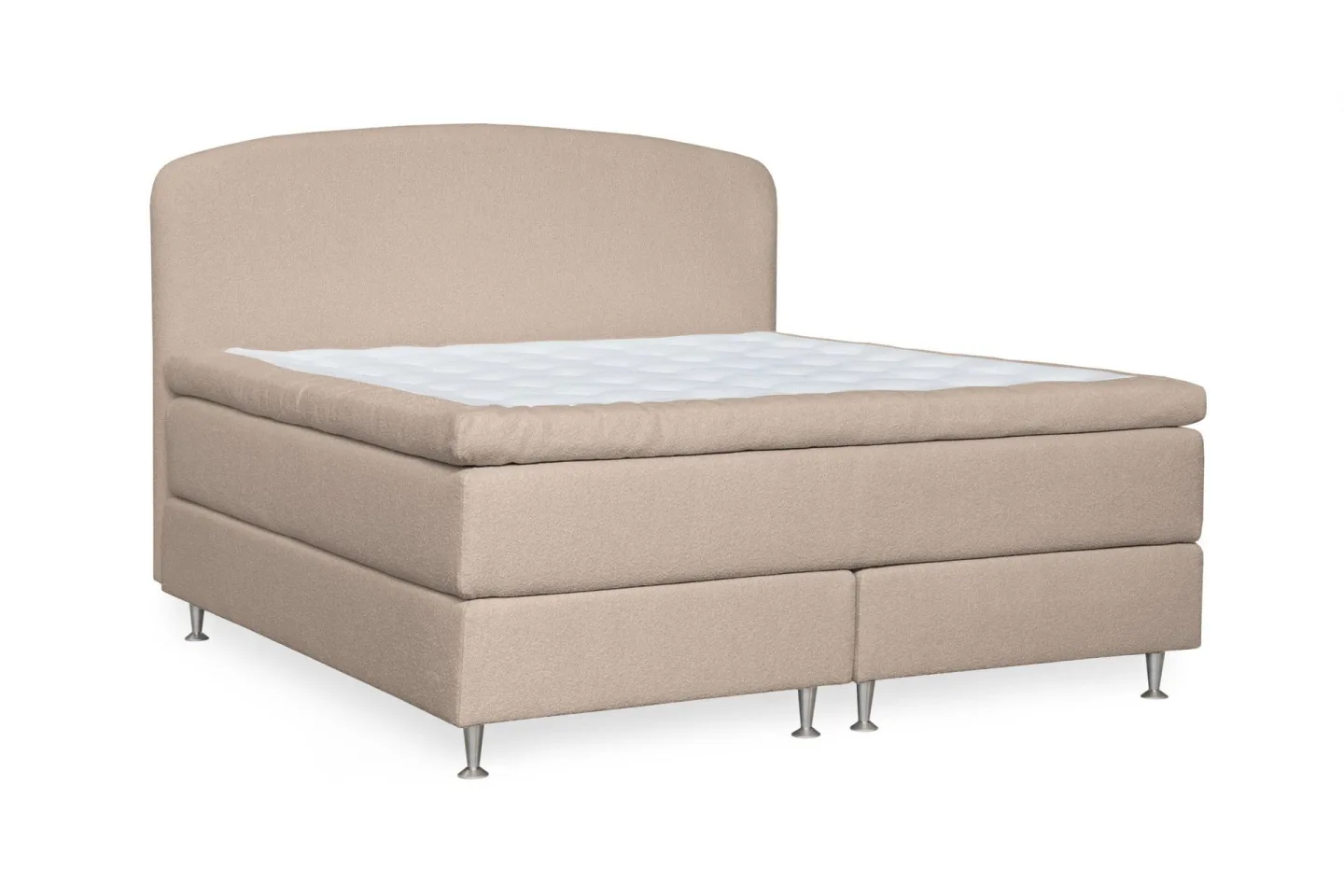 Oslo Lyx Sängpaket 160 curved loop 3 - Beige