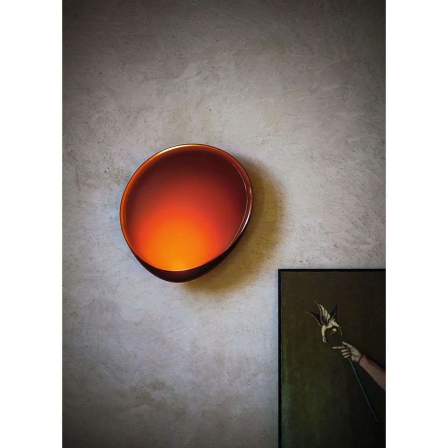 Lake Wandleuchte Rot - Foscarini - Kunststoff
