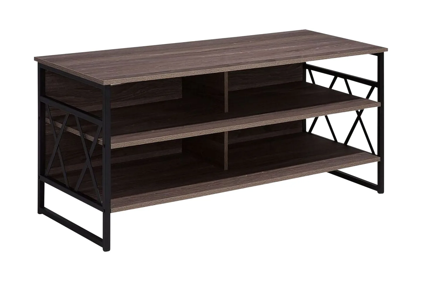 Melnychuk TV-Bänk 120 cm - Mörkbrun