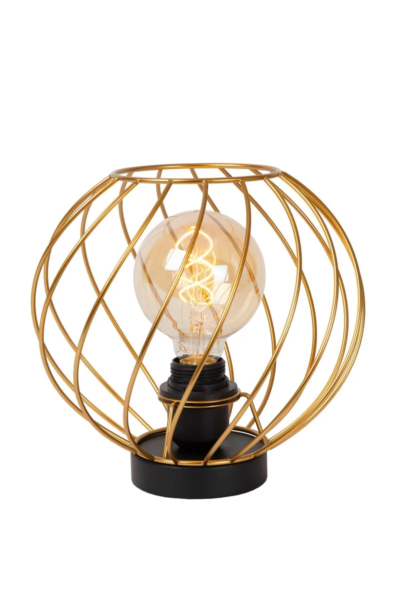 Lucide - Danza 23cm - Bordslampa - Mattguld/mässing