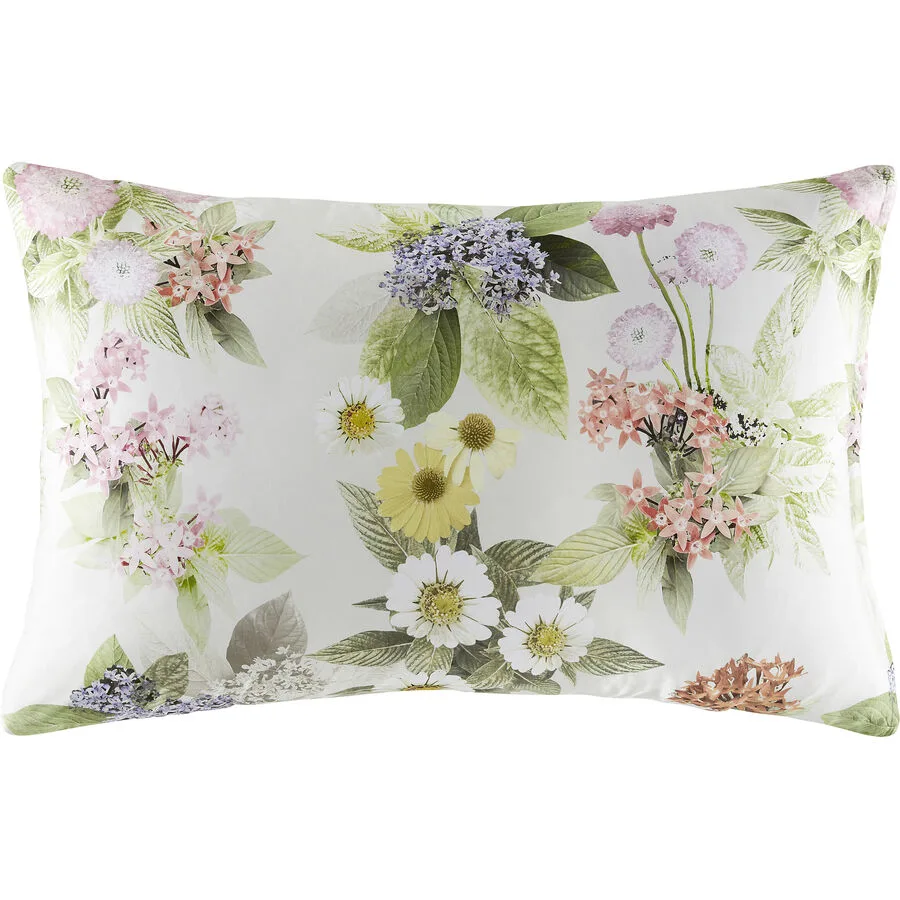 KAS Kissenbezug Jonie bunt Blumenmuster Baumwolle B 50 T 70 cm