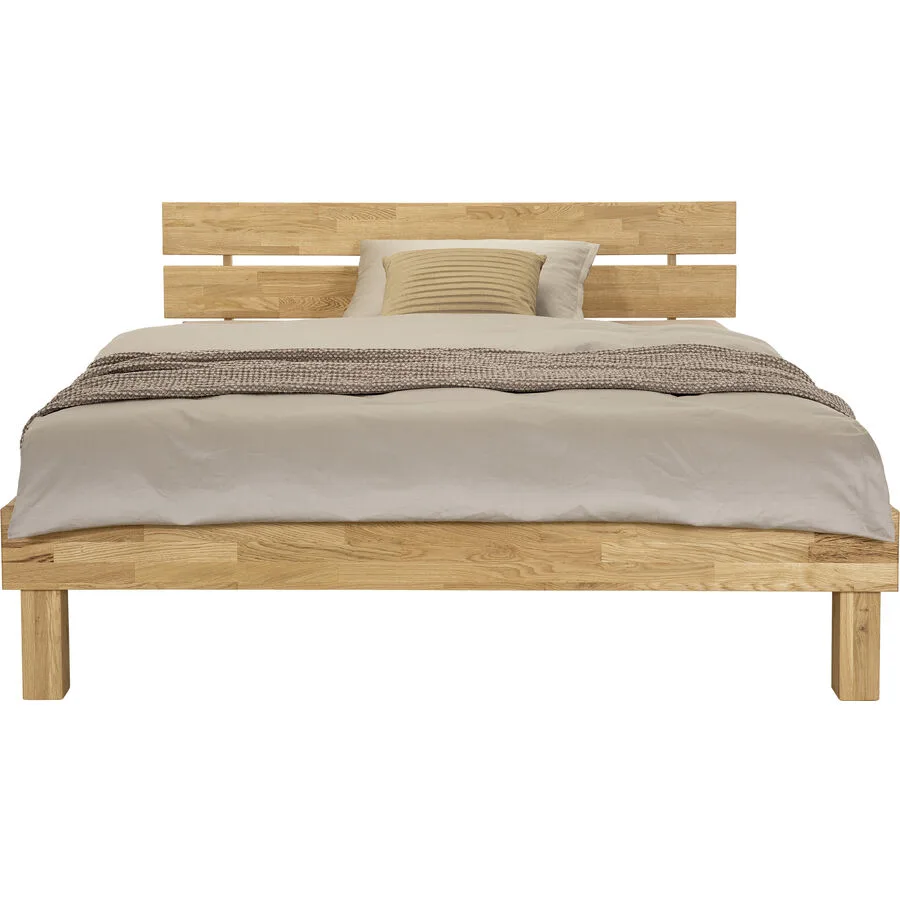 Bett Paco eiche Eiche Massivholz 140 x 200 cm