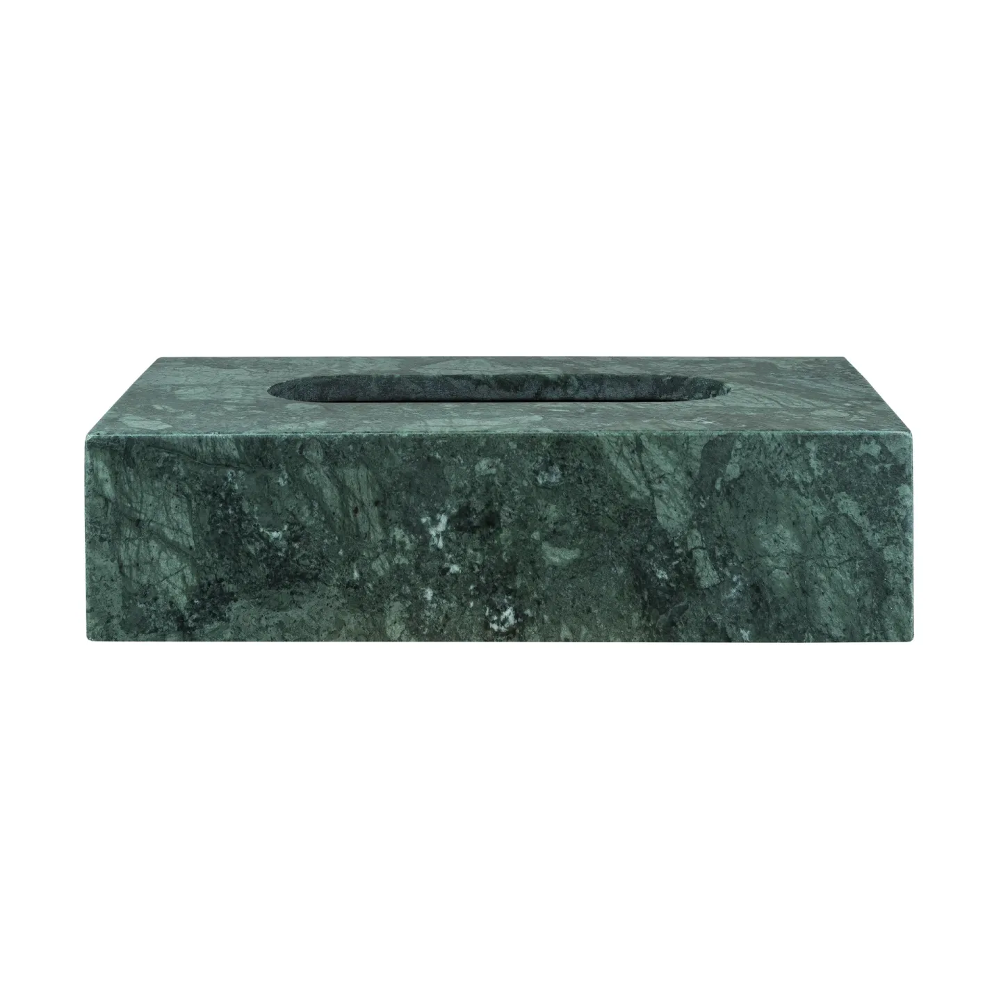 Mette Ditmer Marble Taschentuchbox 14x25,5cm Dark forest