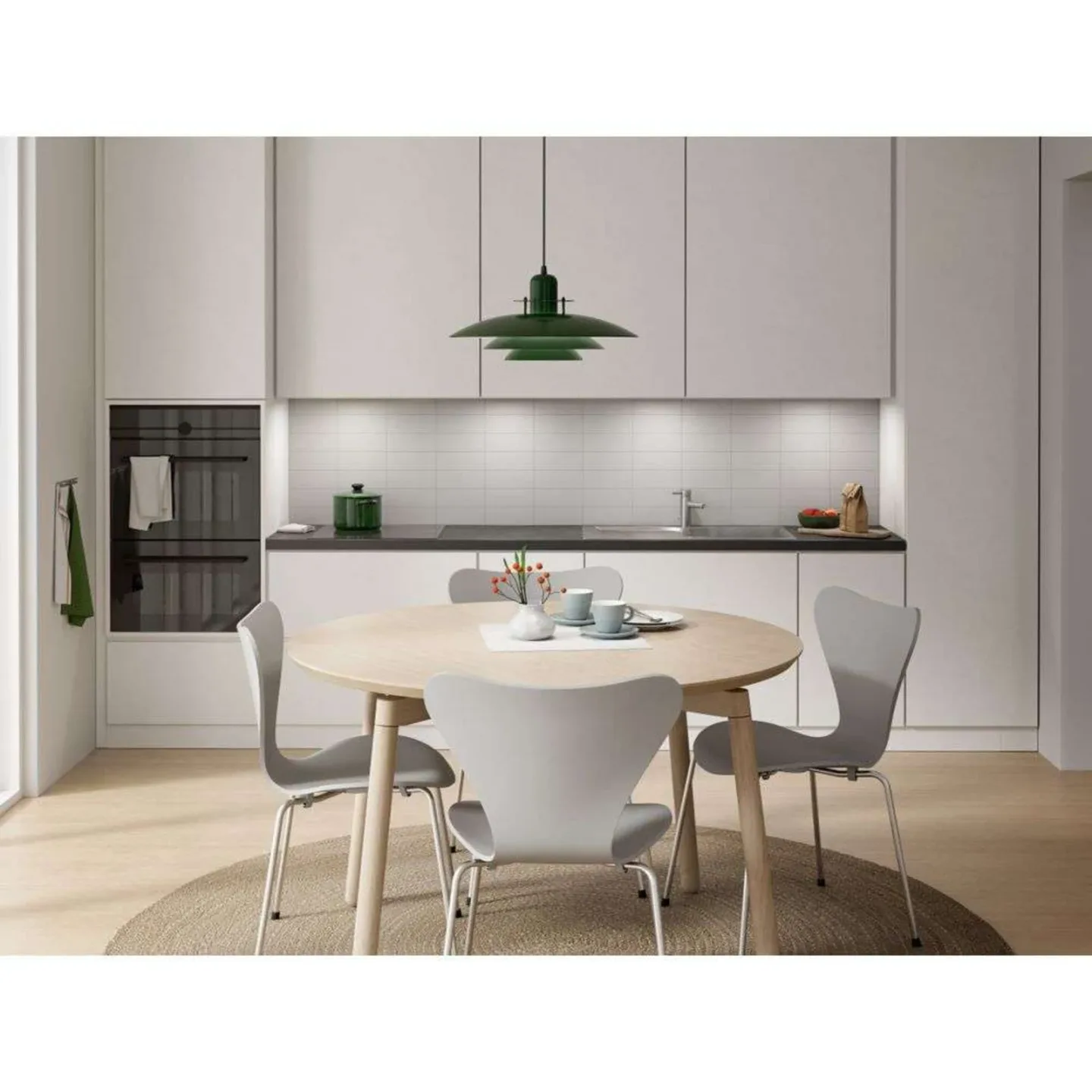 Primus I Pendelleuchte Ø43 Forest Green/Matt Black - Belid - Esszimmer - Metall