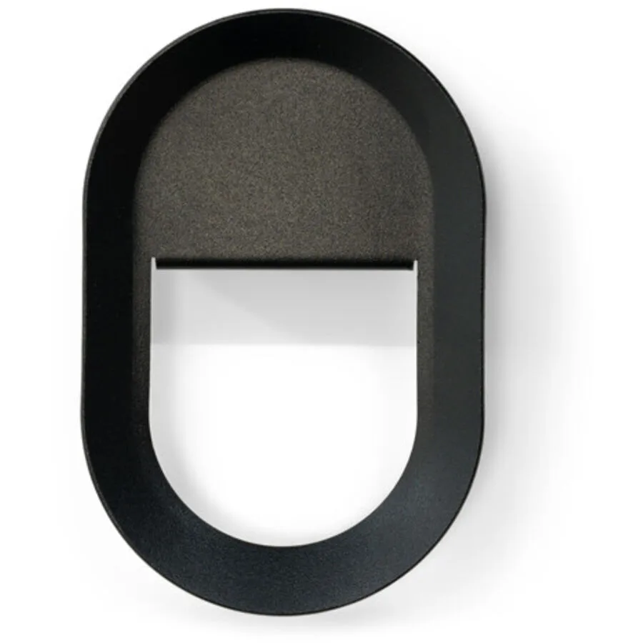 Spinder Design Haken Manta Schwarz Stahl 15.3 cm
