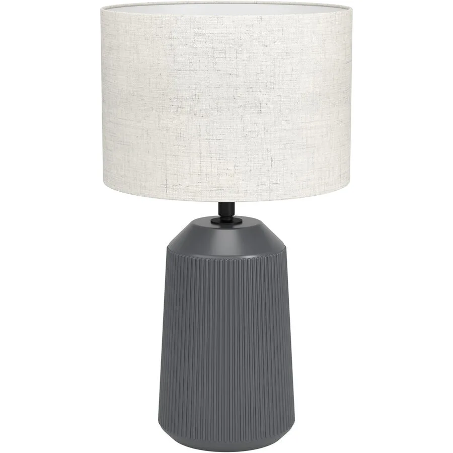 Eglo Tischlampe Capalbio Grau 41 cm - Material: Keramik
