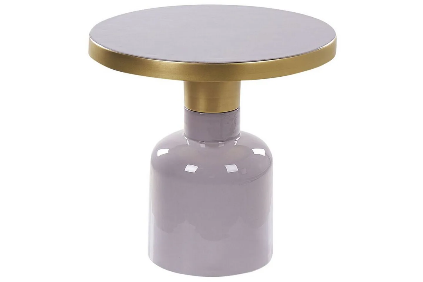 Garret Sidobord 45 cm - Violet/Mässing