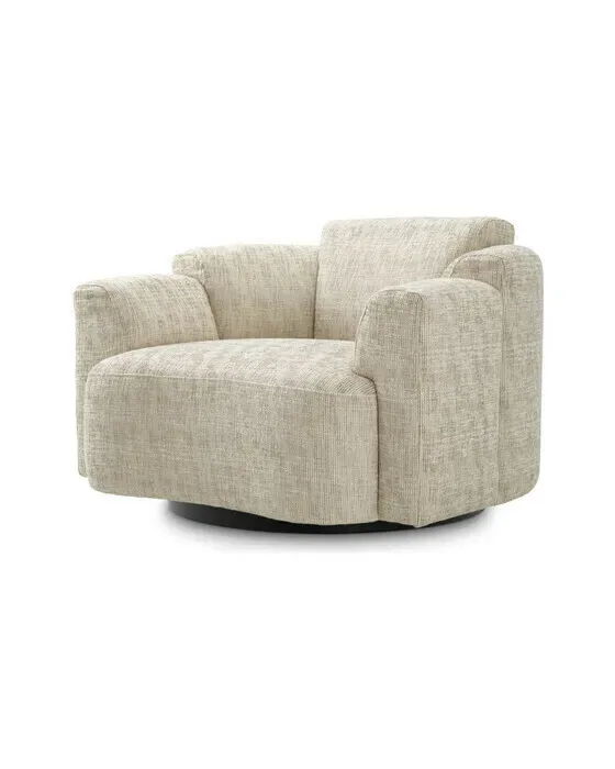 Swivel Chair Marbella creststone beige