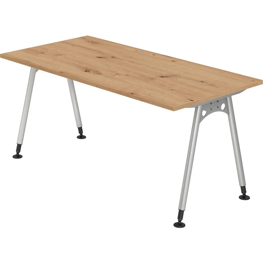 Schreibtisch Office Asteiche Holzwerkstoff B 160 T 80 cm