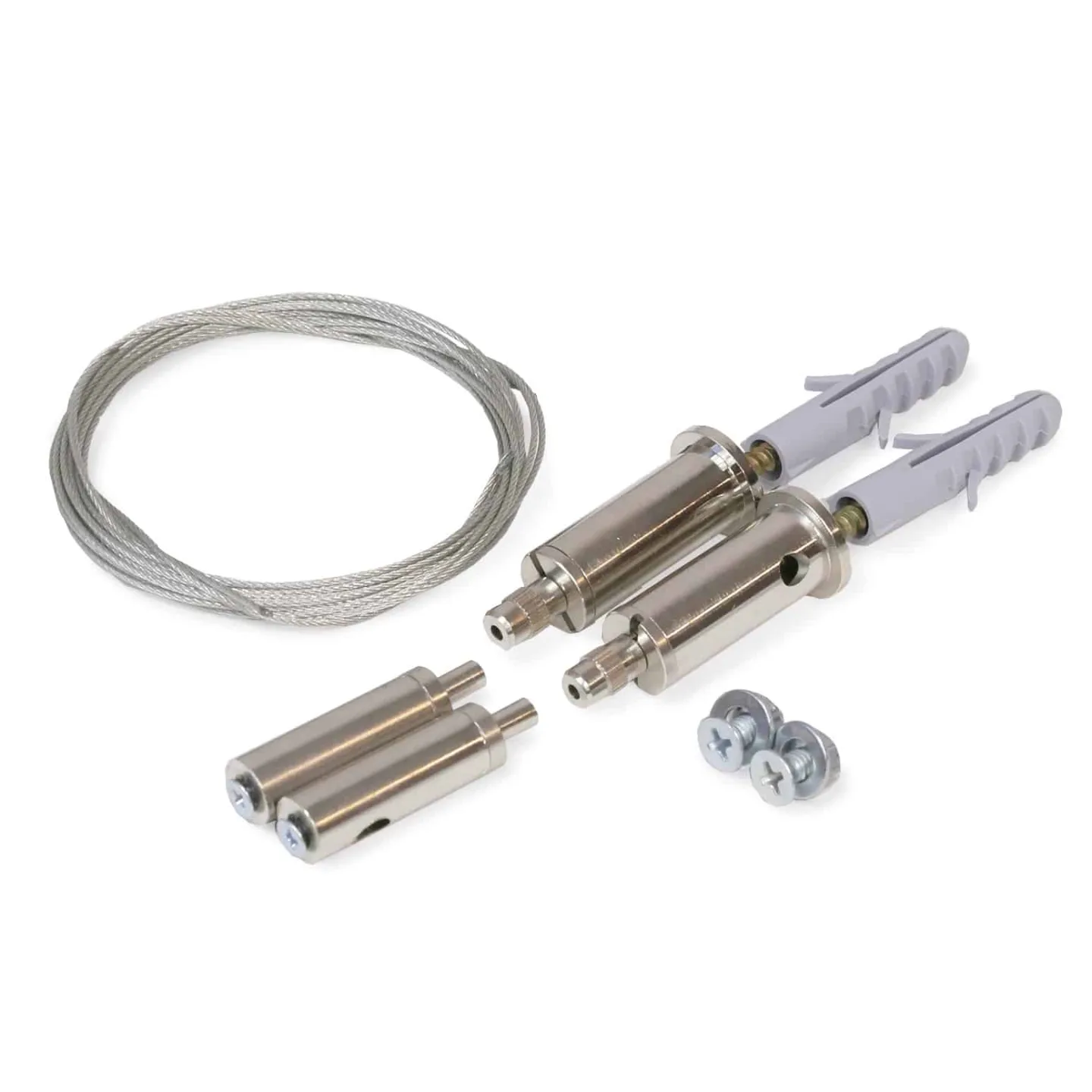 Nedpendlingskit Aluminiumprofil Standard Krom 1,5m