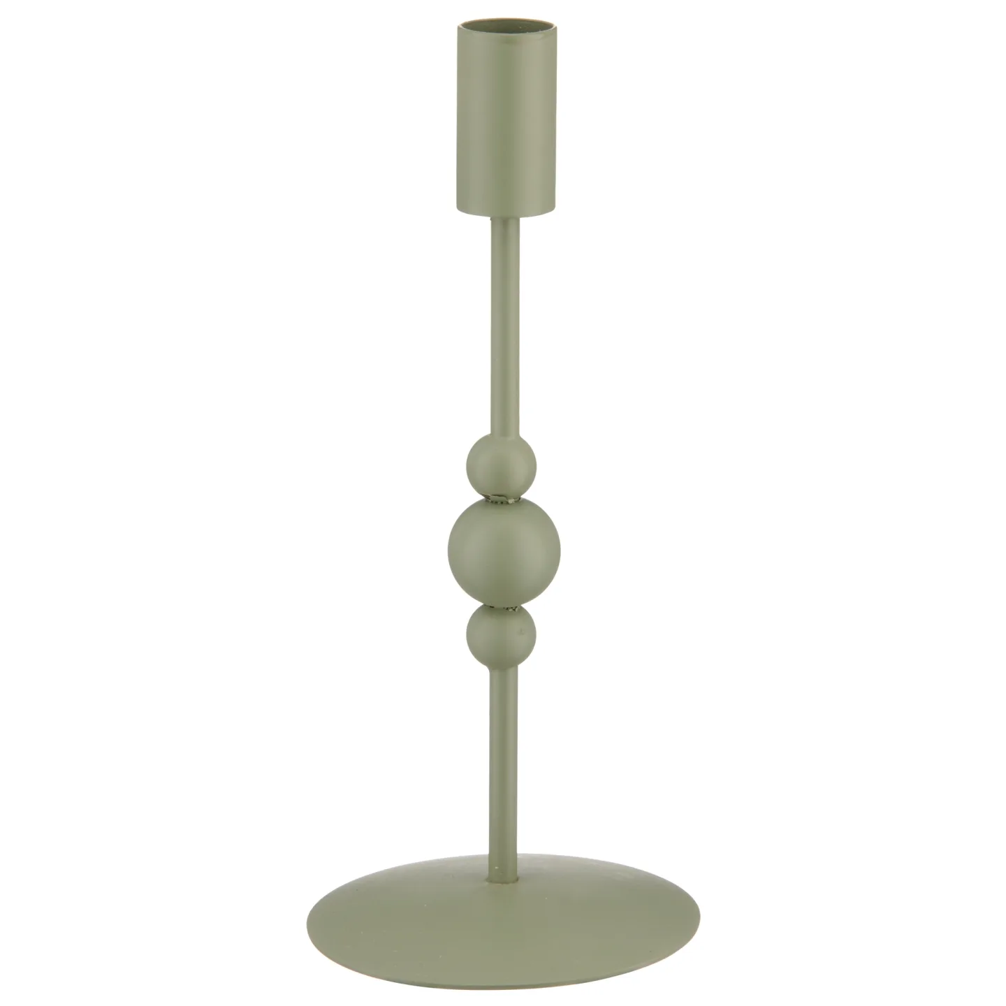 Gasper Kerzenständer Bobbels, Metall, Jade | Schubiger Möbel