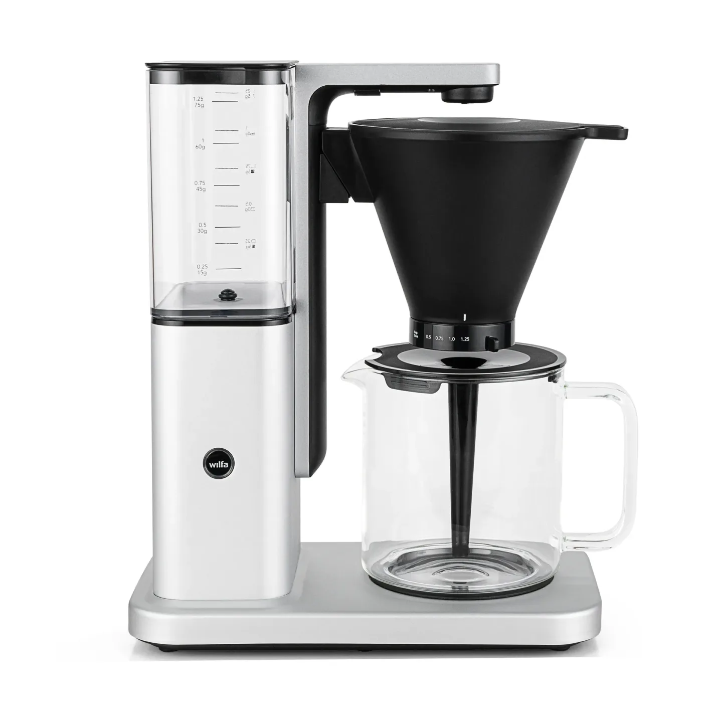Wilfa Zense CM10APA-M125 alux Kaffeemaschine Silber