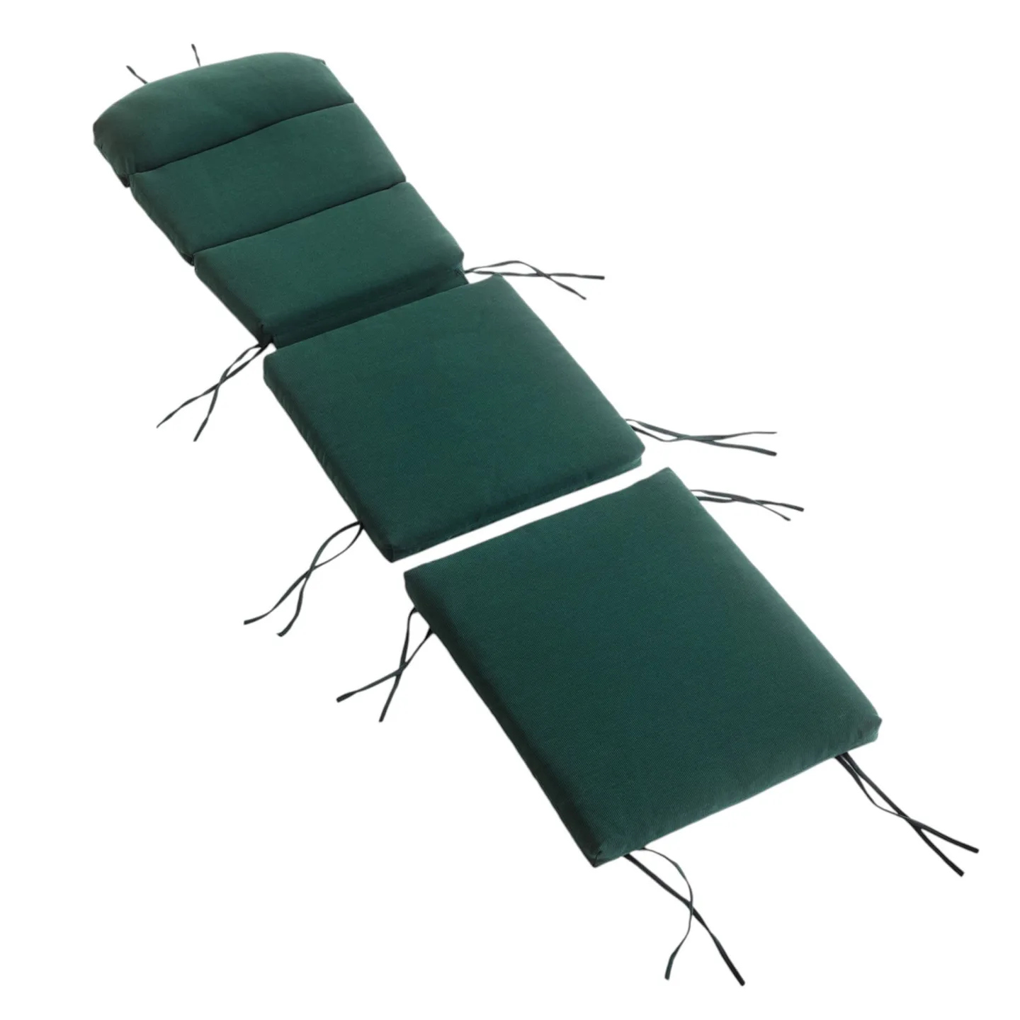A Huseby - Cushion Set Midsummer Outdoor Lounge Chair & Footstool - Dynor och kuddar - Grön - Skum