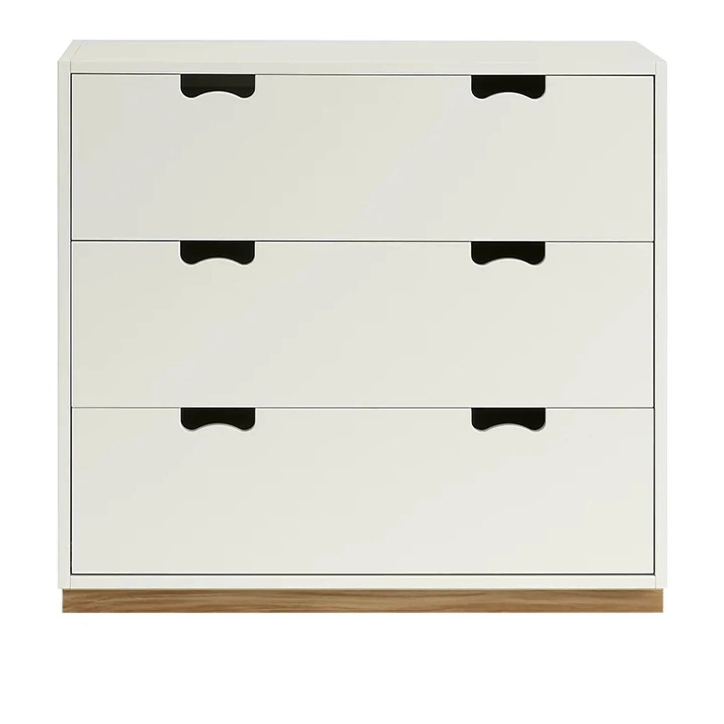 Asplund - Snow Drawer A3 - White, Ek Sockel - Byråer - Vit - Trä