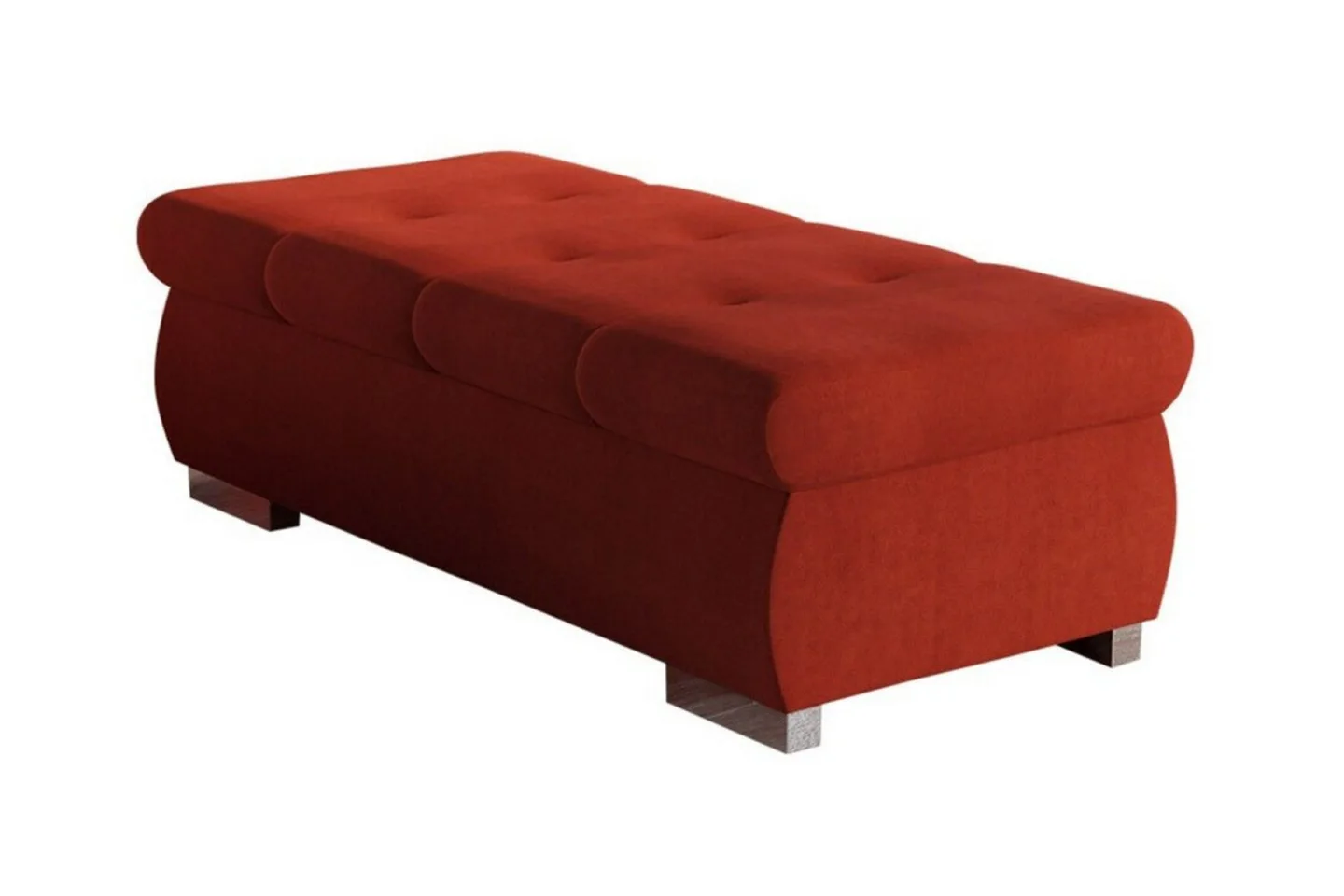 Cerys Fotpall 60 cm - Röd