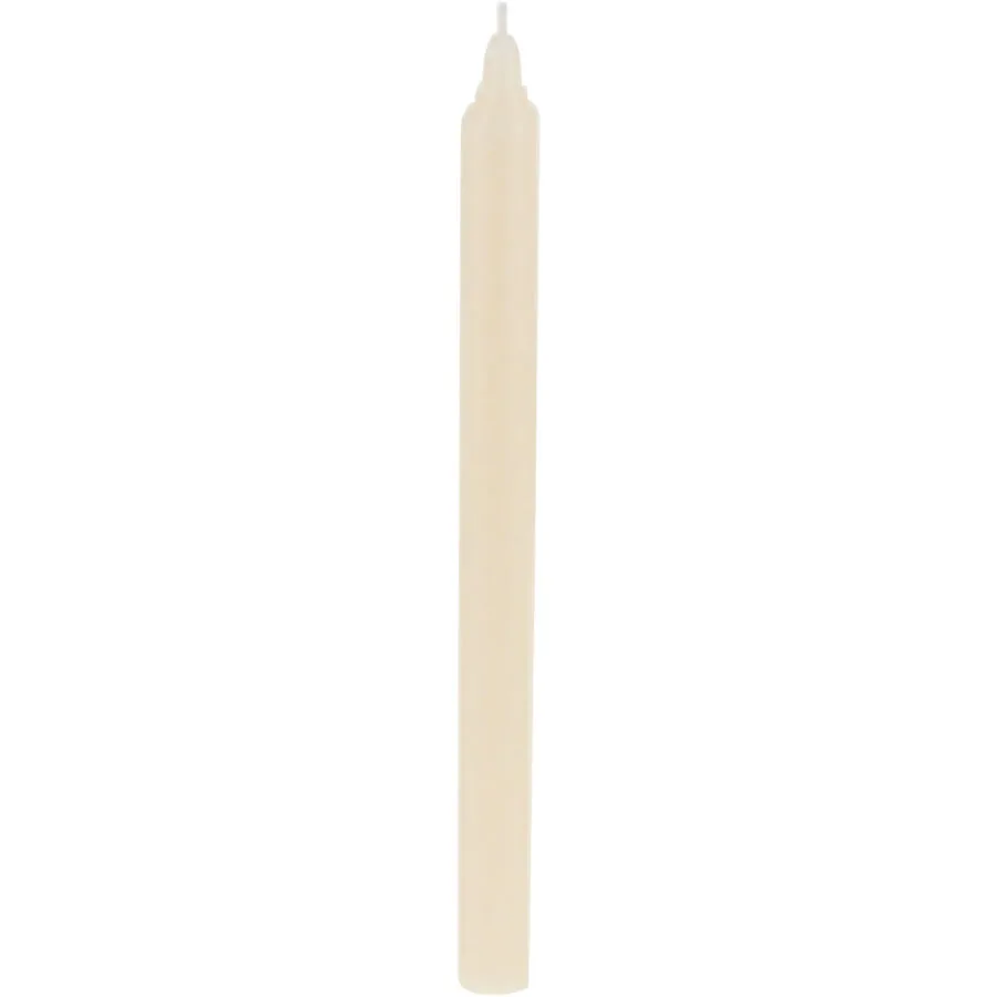 Balthasar Kerze Rustico ecru H27.5 cm D2.2 cm, Brenndauer 10h - Material: Wachs